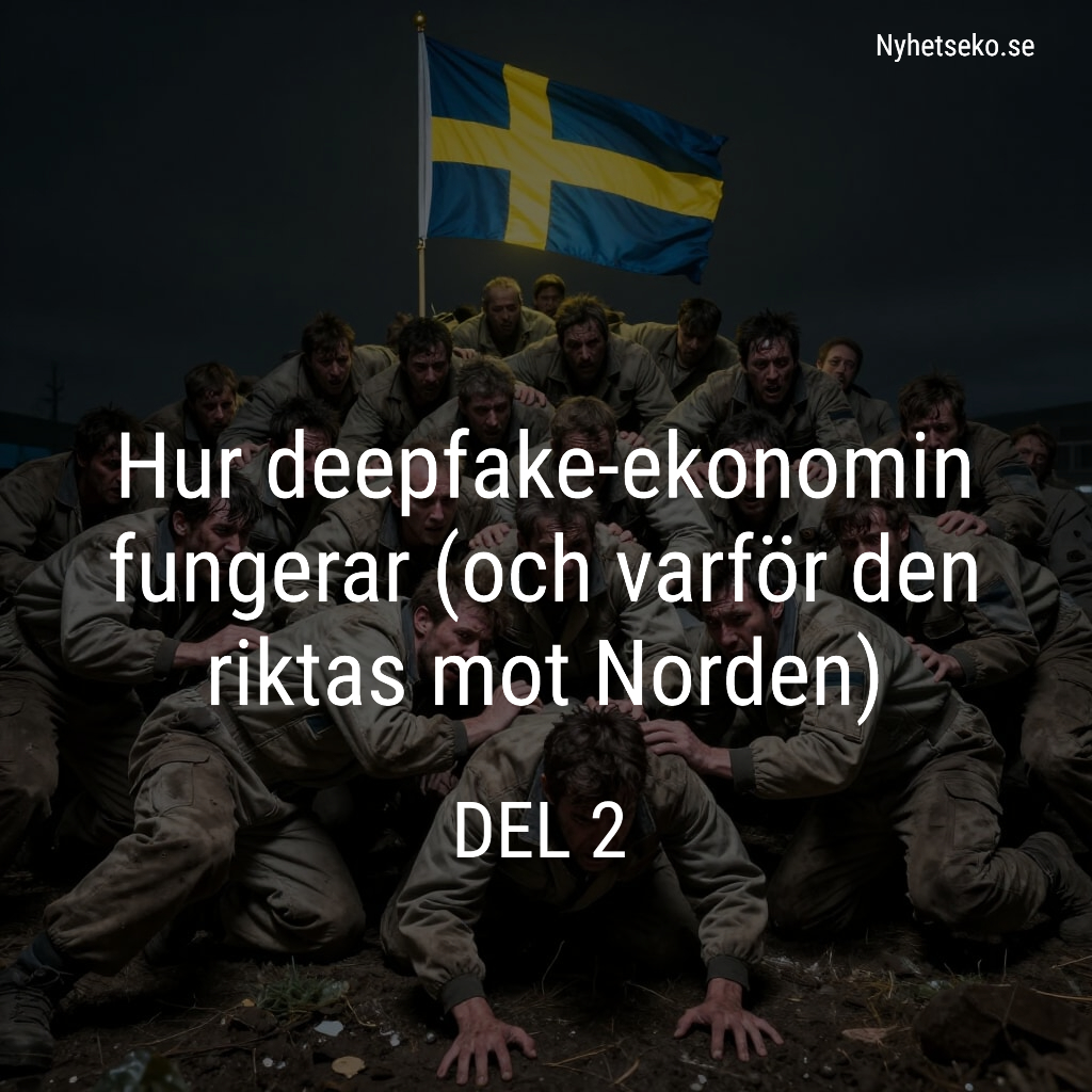 DEL 2 – Hur deepfake-ekonomin fungerar (och varför den riktas mot Norden)